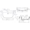Alfi Brand ALFI brand AB112 28" White D-Bowl Porcelain Wall Mount Bath Sink AB112 - alternate 3